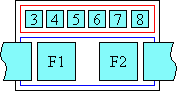 隣接テキストと相互作用するルビボックスを示した図解